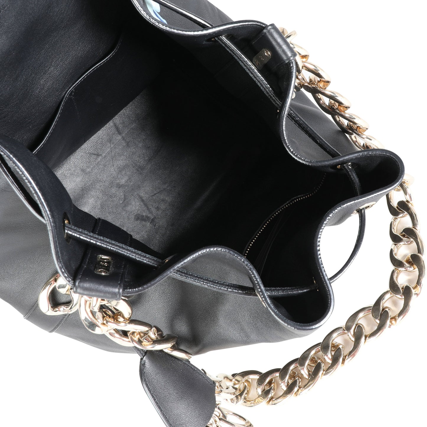 CHRISTIAN DIOR Limited Edition Black Calfskin Paradise Bubble Bag