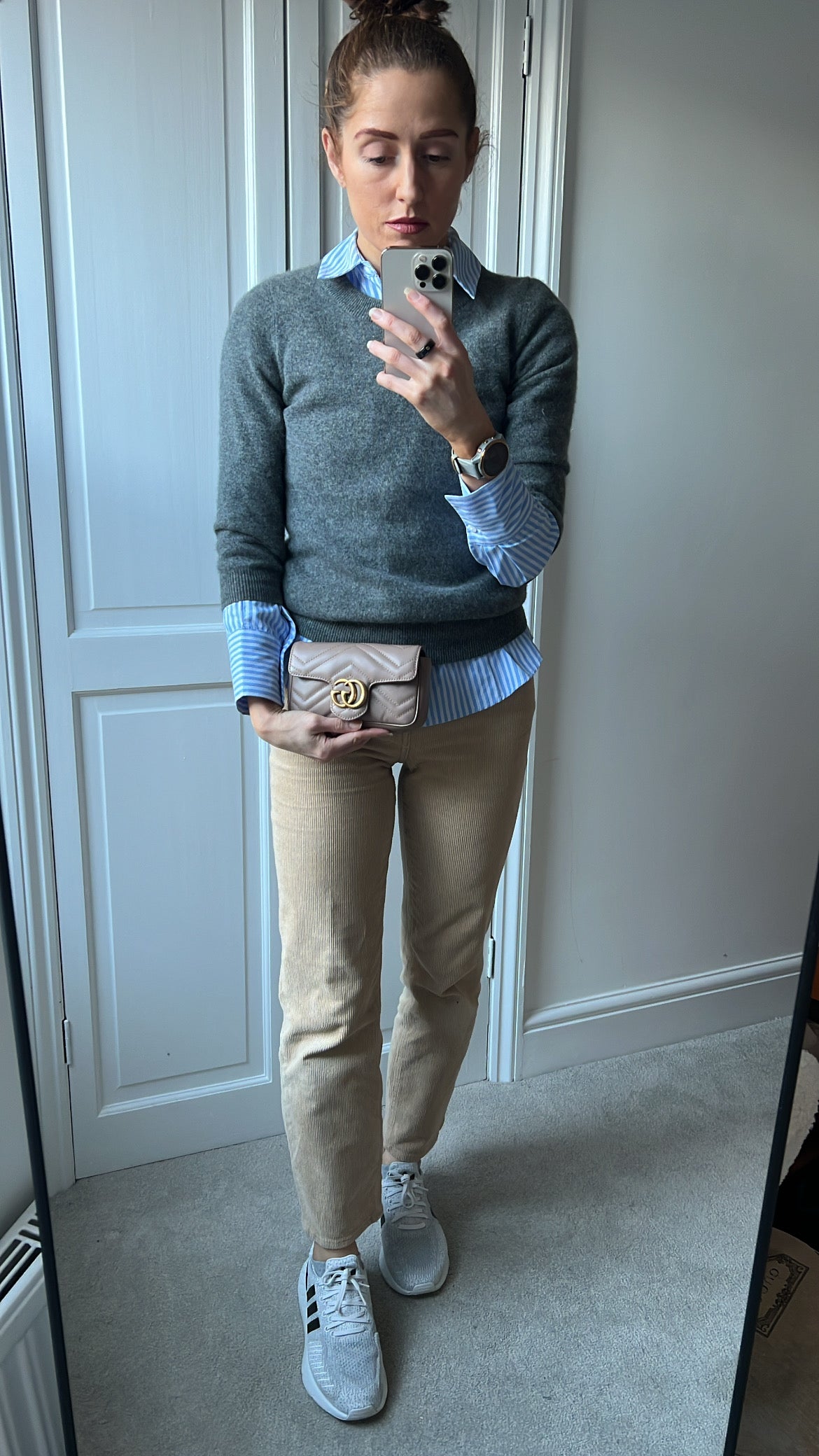 Gucci GG Dusty Pink Marmont Super Mini Shoulder Bag (RRP £1080)