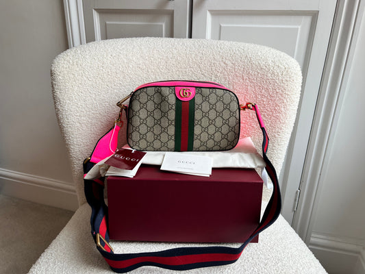 Gucci Ophidia Supreme Small Crossbody Bag (RRP £1220)