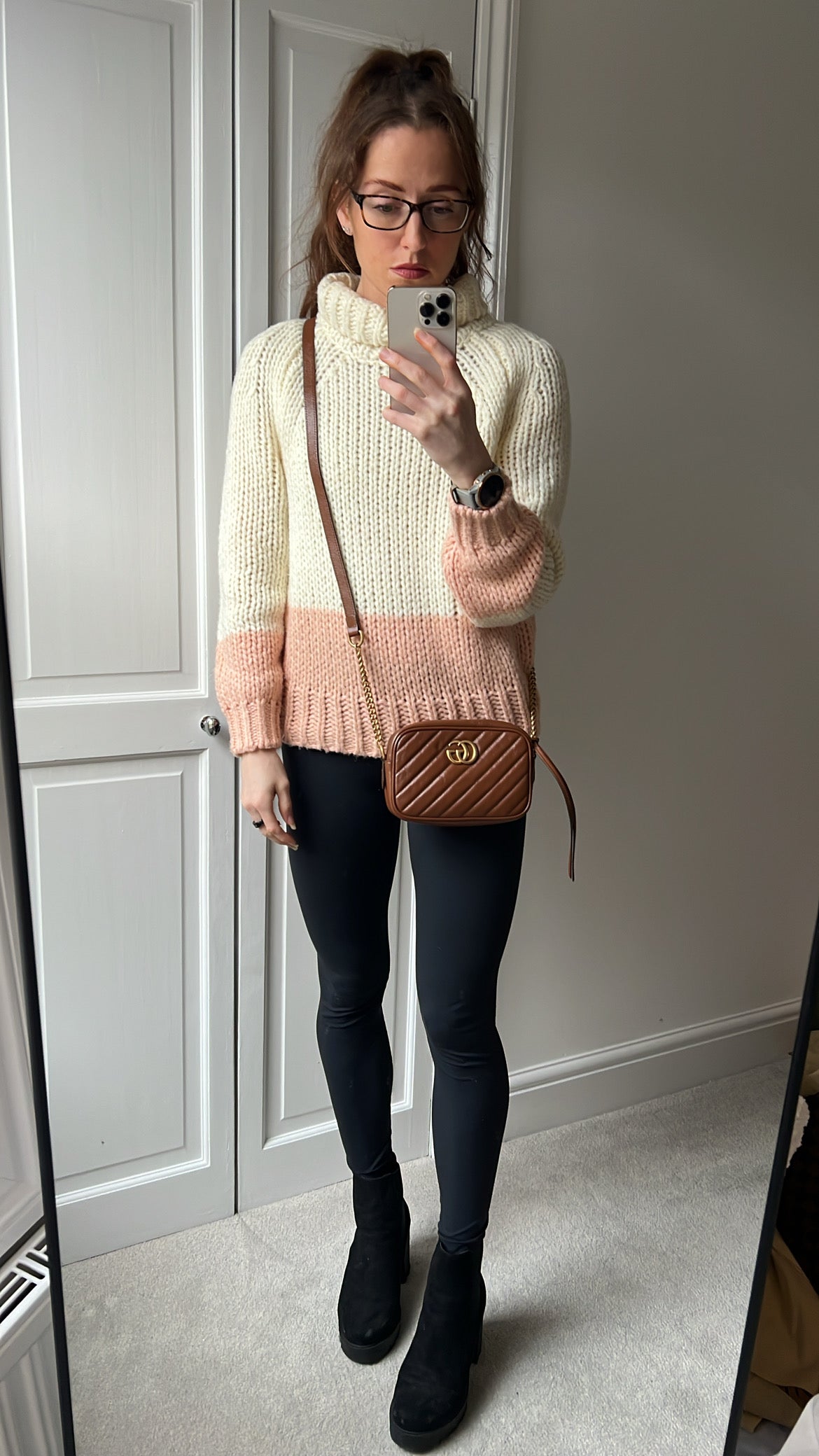 Gucci GG Brown Marmont Mini Shoulder Bag (RRP £1,360)