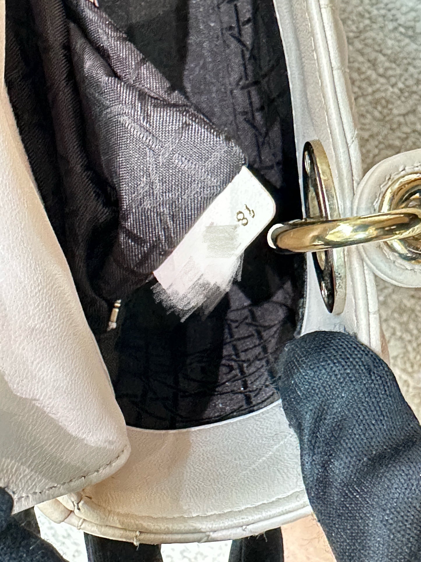 Small Lady Dior My ABC Dior Cannage Lambskin Pink