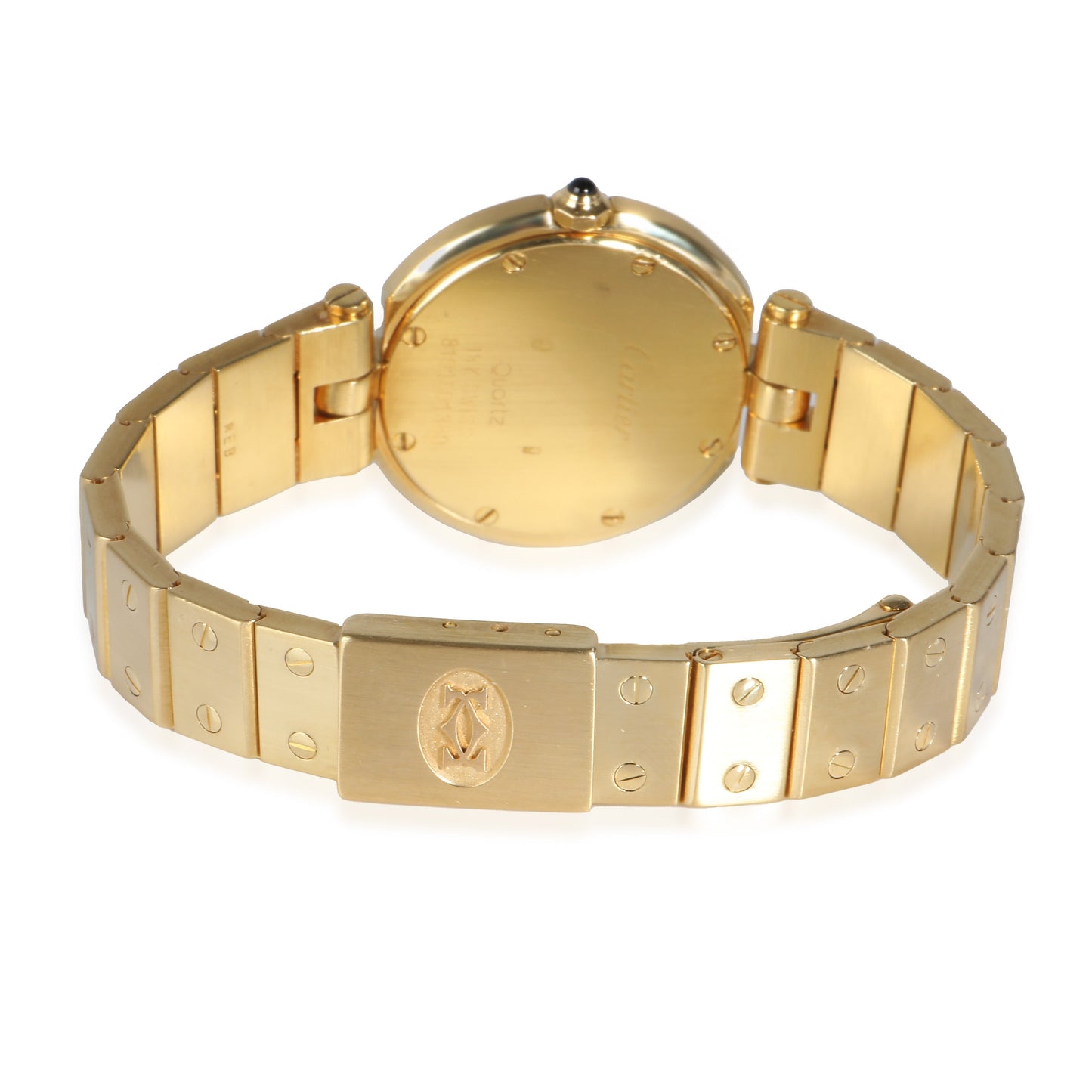 18k Yellow Gold Santos Vendome Ronde de Cartier Watch