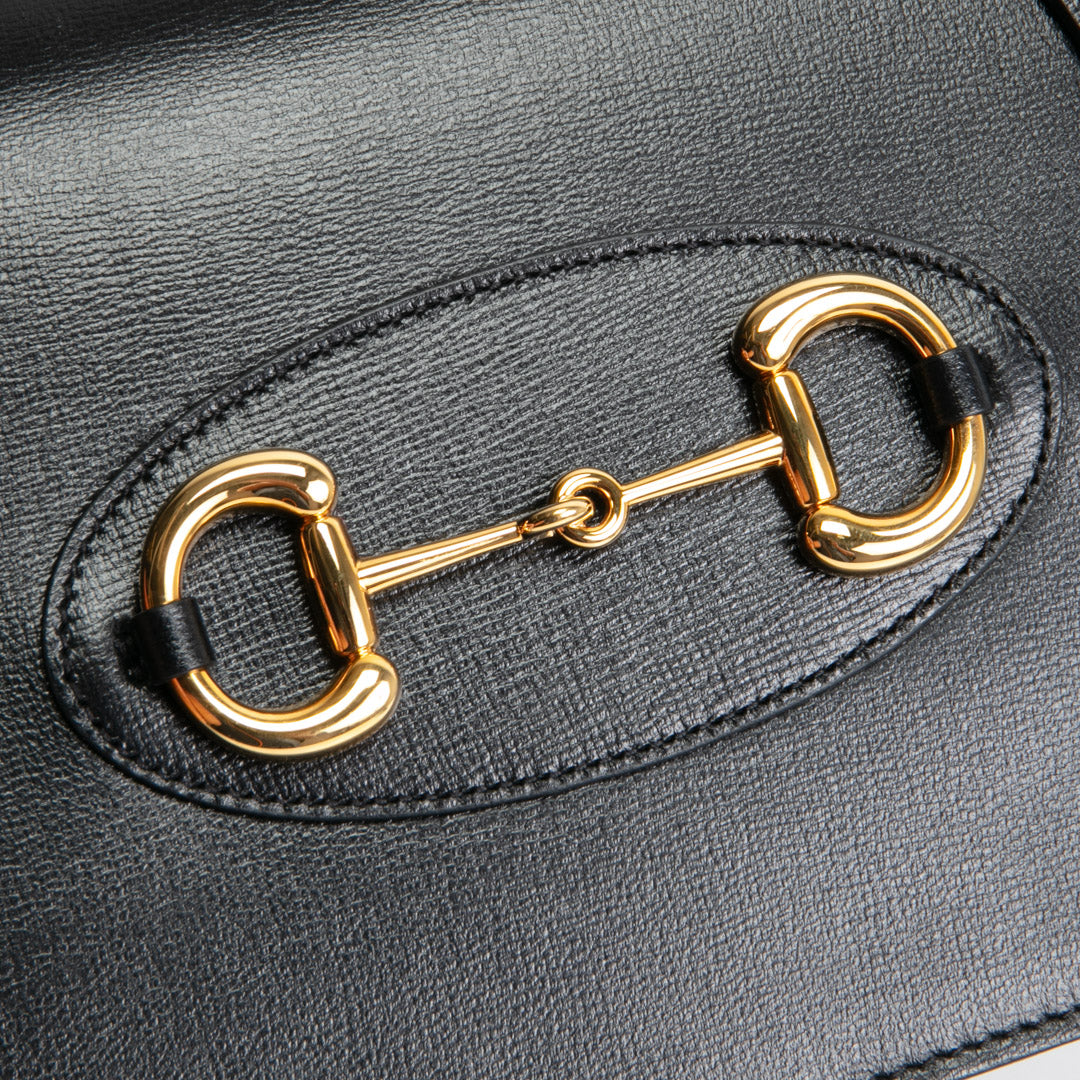GUCCI Horsebit 1955 Small Boston - Black