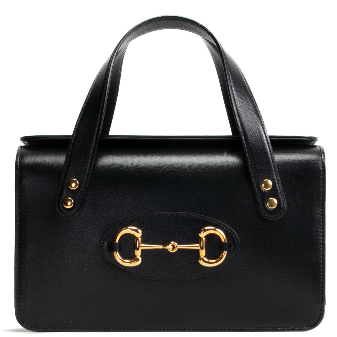 GUCCI Horsebit 1955 Small Boston - Black