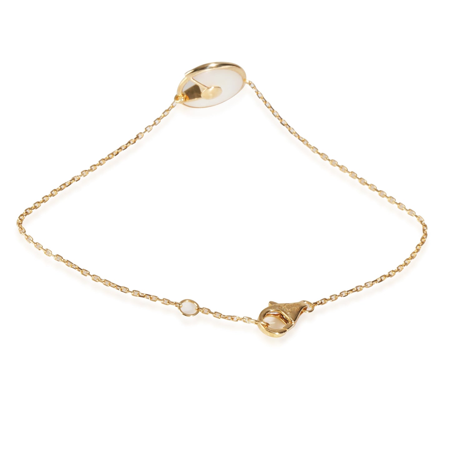 18k Yellow Gold/Mother of Pearl Amulette de Cartier Bracelet