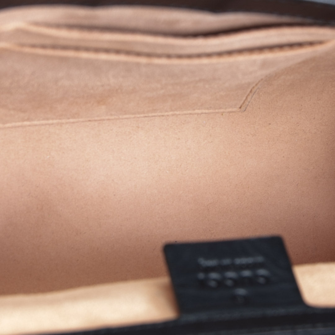 GUCCI Guccisima Medium Padlock Shoulder Bag - Black