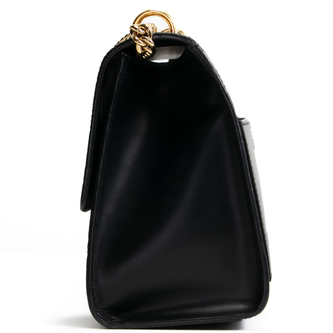 GUCCI Guccisima Medium Padlock Shoulder Bag - Black