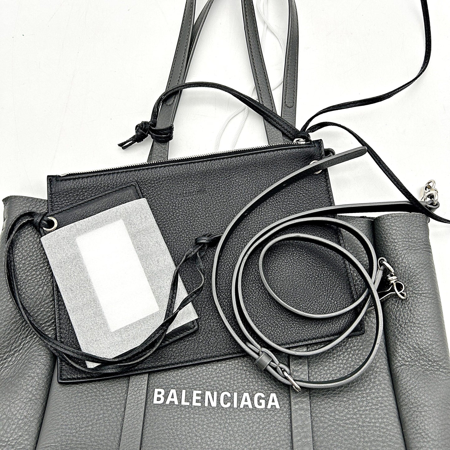 BALENCIAGA Calfskin XS Everyday Tote Black LA26580