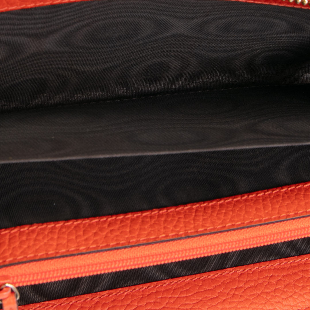 GUCCI Interlocking G Logo Wallet - Orange OUTLET FINAL SALE