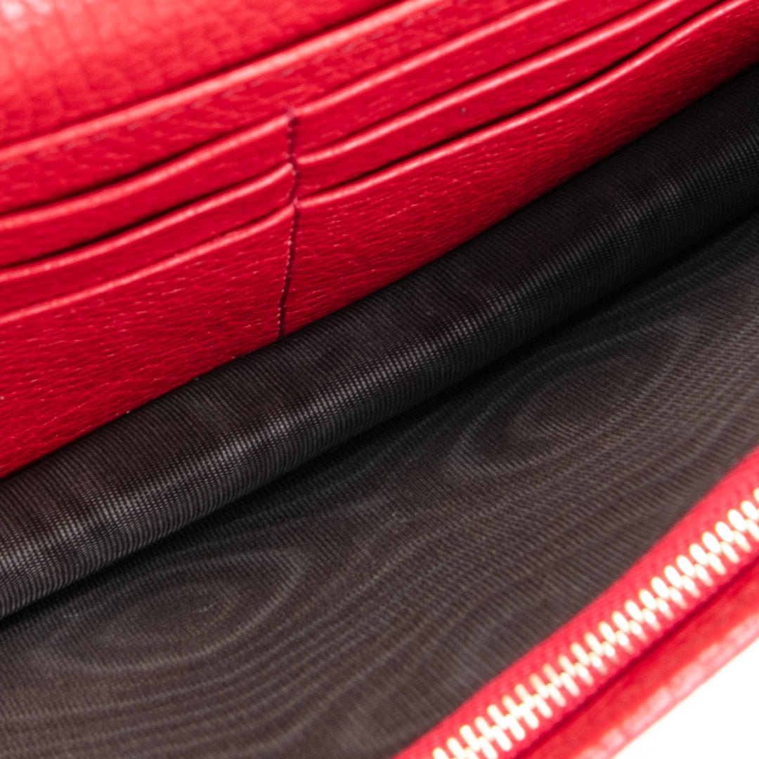 GUCCI Soho Wallet On Chain- Red OUTLET FINAL SALE