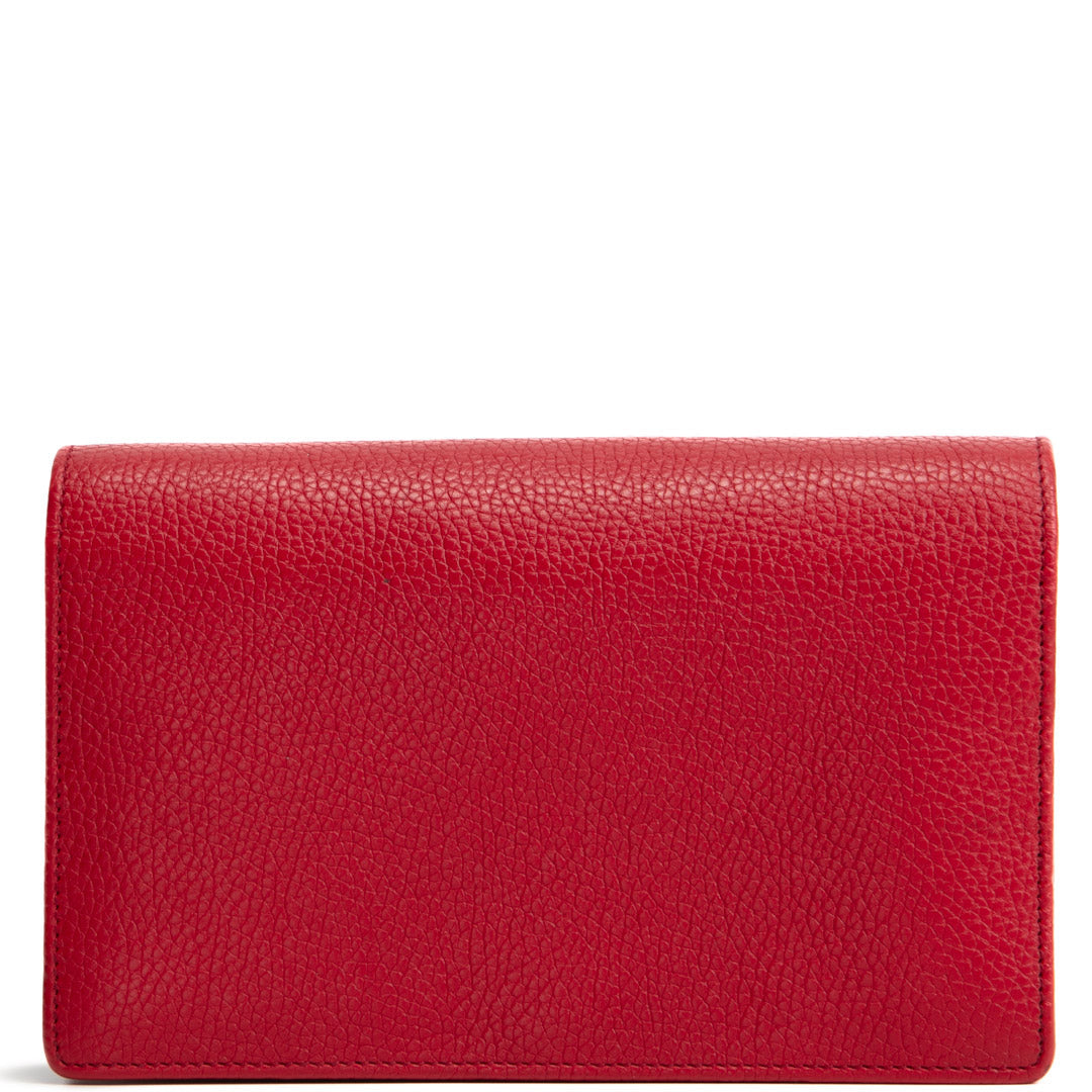 GUCCI Soho Wallet On Chain- Red OUTLET FINAL SALE