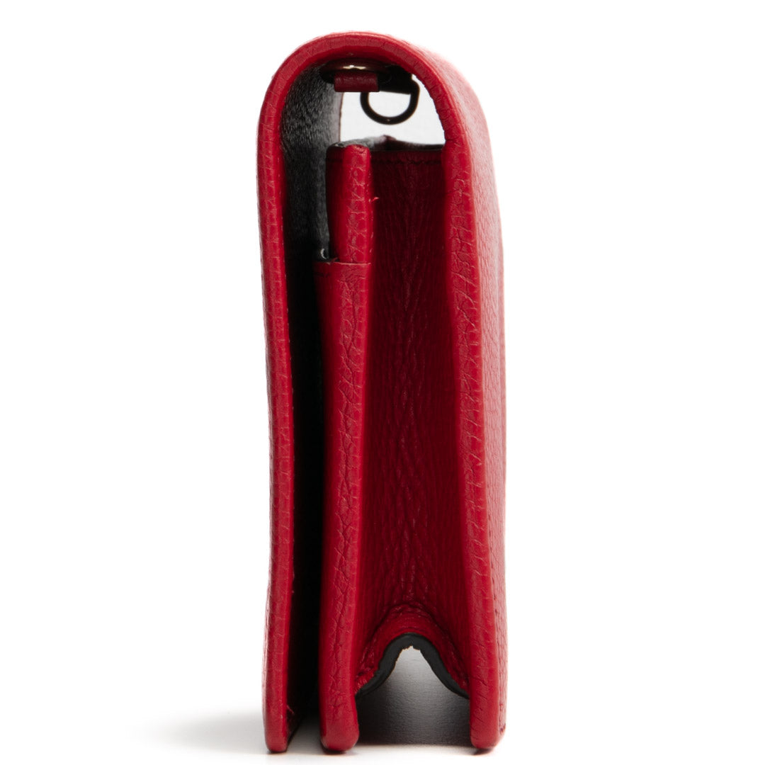 GUCCI Soho Wallet On Chain- Red OUTLET FINAL SALE