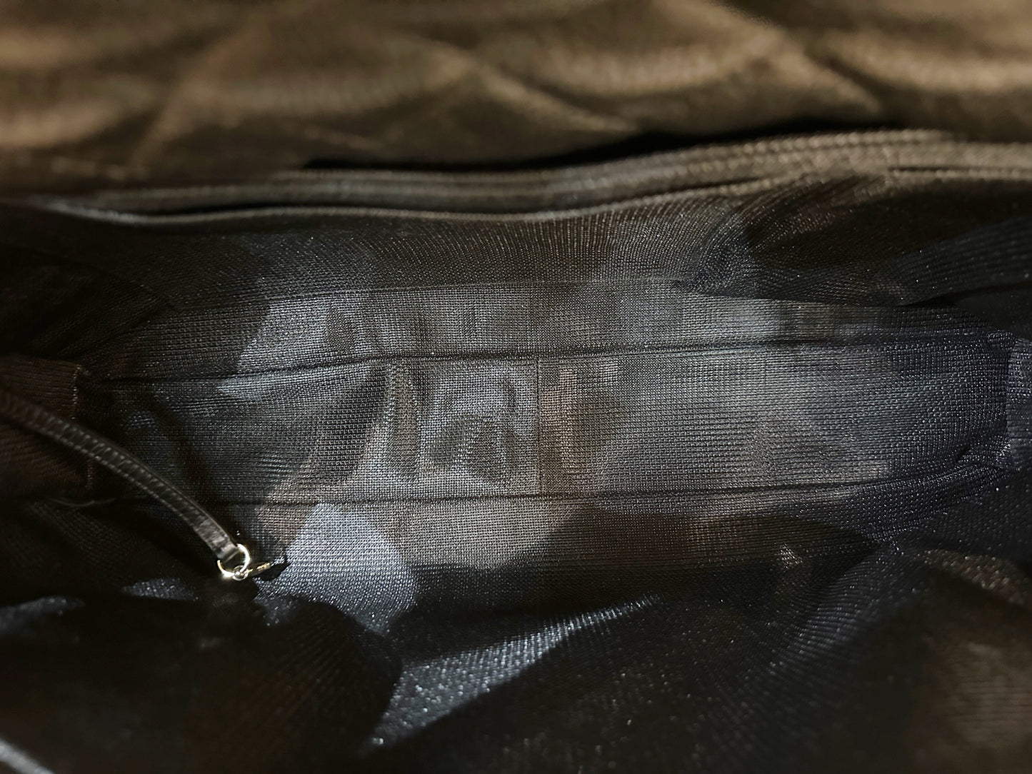 Chanel 2017 Calfskin Quilted XXL Travel Flap shoulder bag Black GHW 2382 holo card