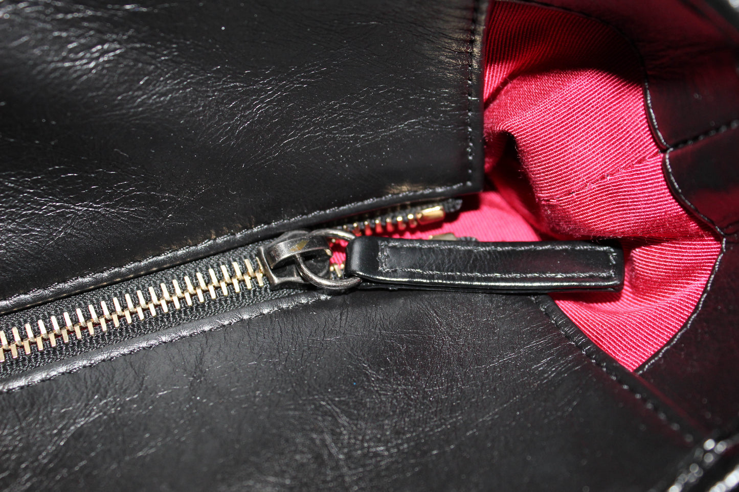 Chanel Black Aged Calfskin Quilted Large Gabrielle Shopping Tote