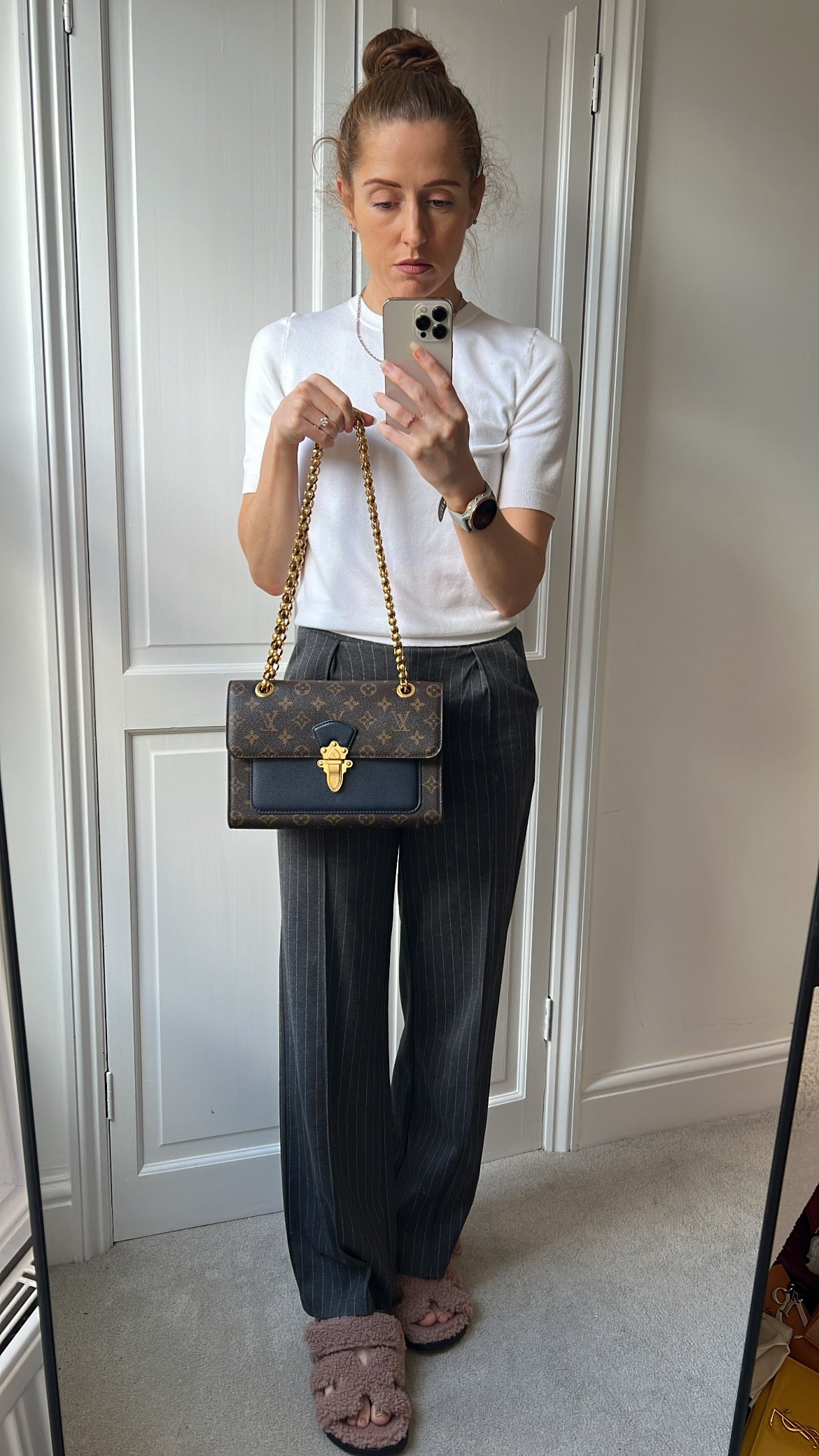 Louis Vuitton Victoire Monogram and Navy (RRP £2000)