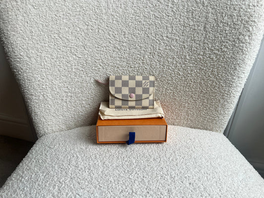 Louis Vuitton Rosalie Coin Purse in Damier Azur (RRP £305)