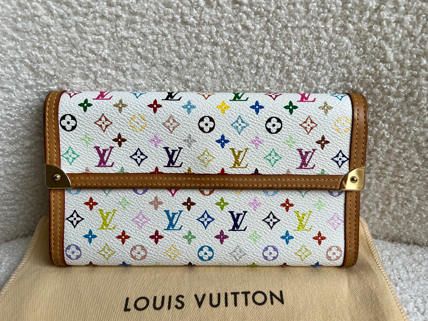 Louis Vuitton Tekashi Port Tresor Wallet Multicolore