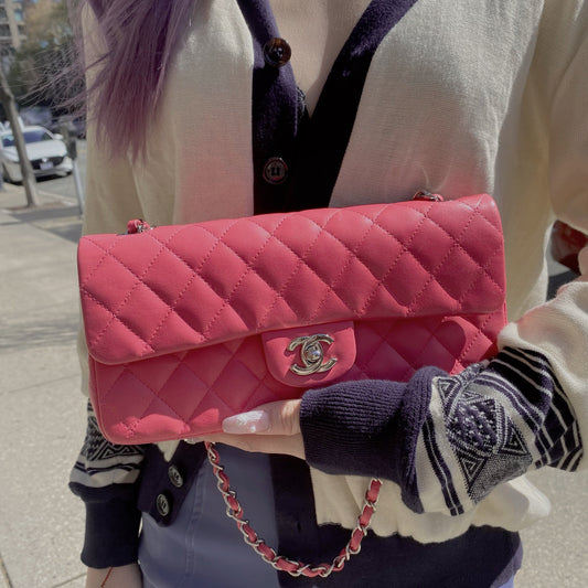 Chanel Lambskin classic flap bag TWS