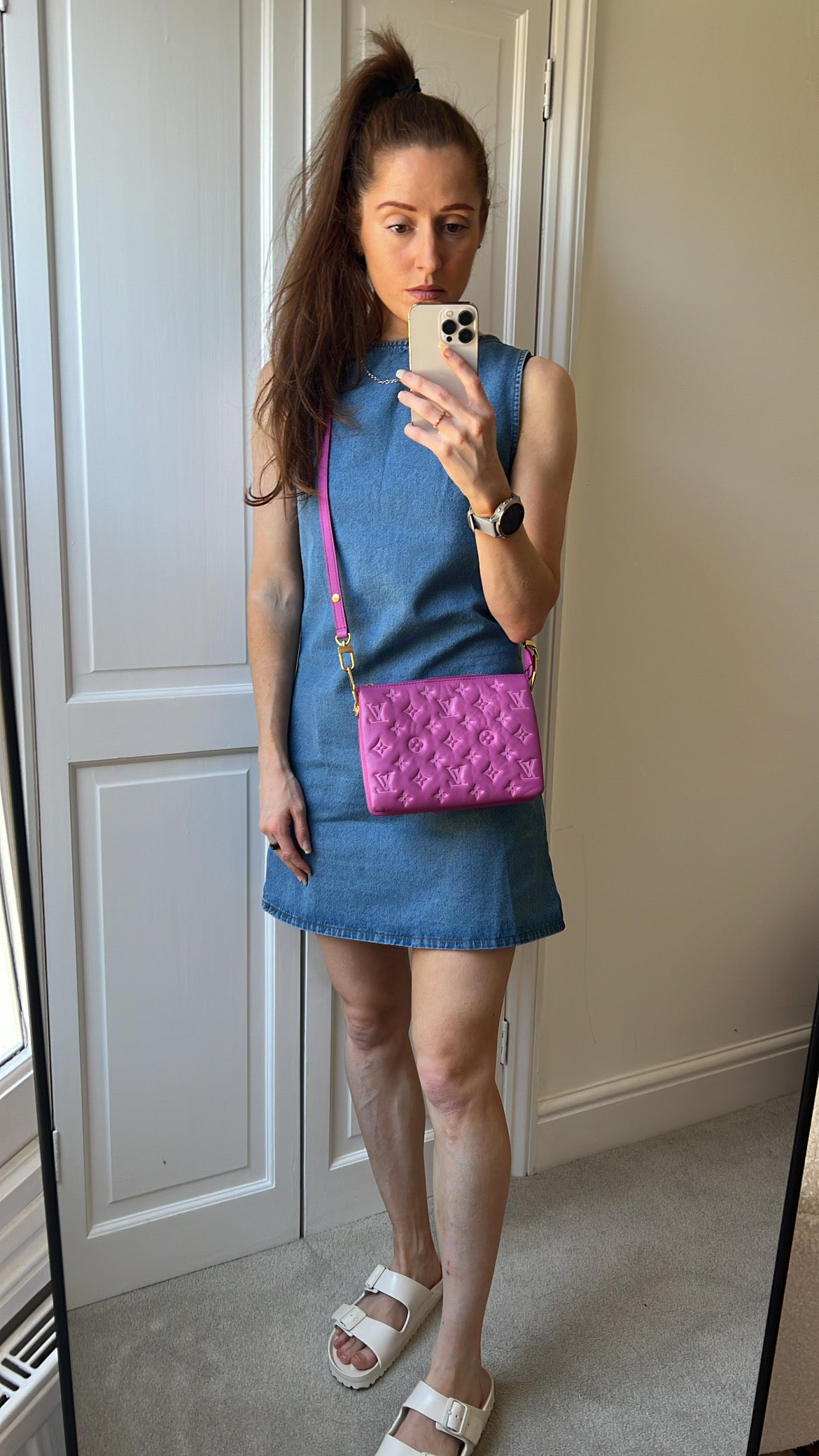 Louis Vuitton Orchidee Pink Coussin BB (RRP £2940)