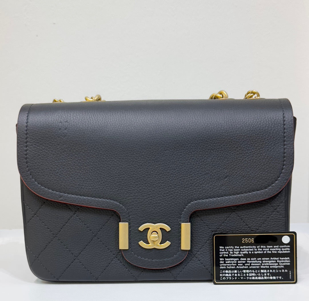 Chanel Archi Chic Flap Bag Quilted Grained Calfskin Medium