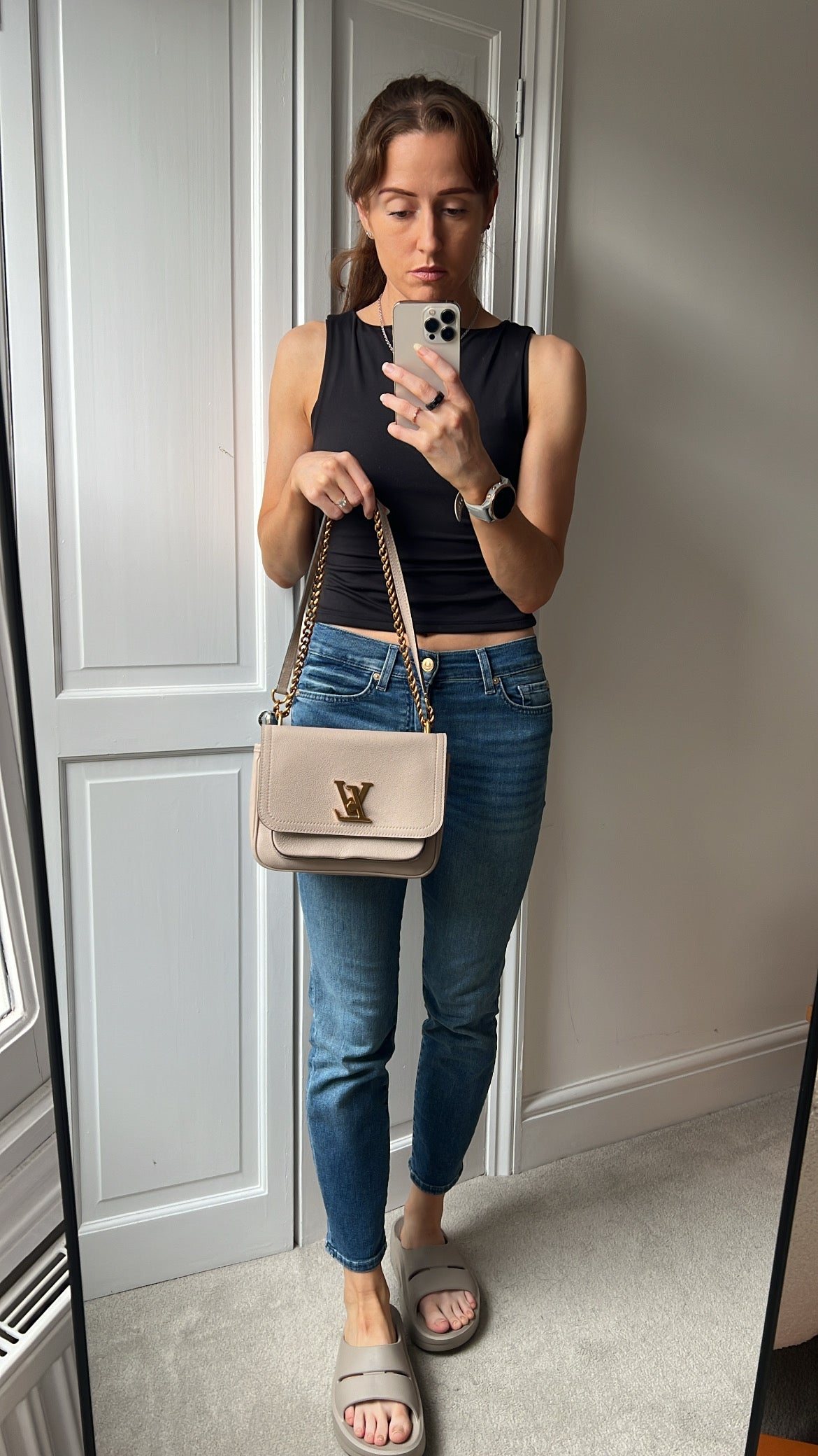 Louis Vuitton Mylockme Greige (RRP £2020)