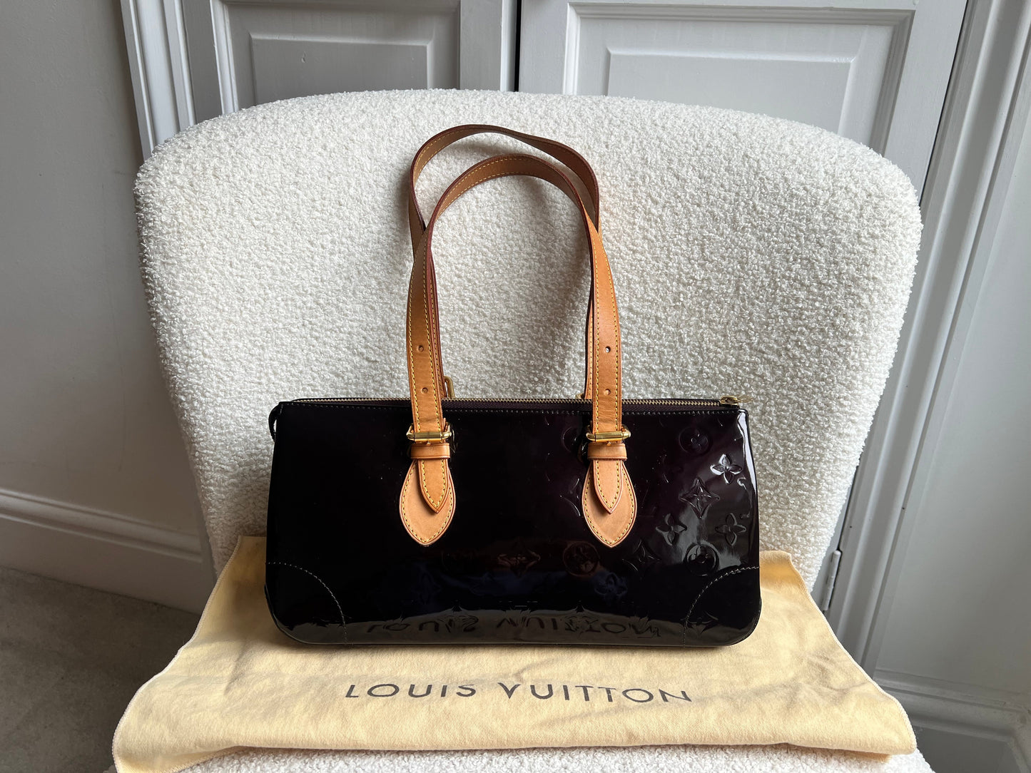 Louis Vuitton Rosewood Avenue Amarante Monogram Vernis