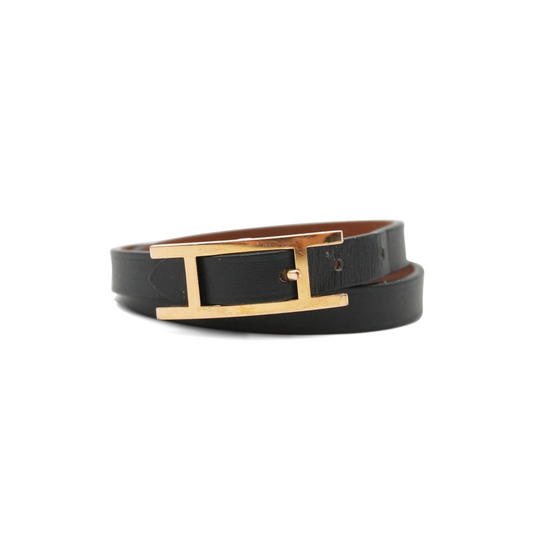 Hermes 'Behapi Double Tour' Wrap Bracelet