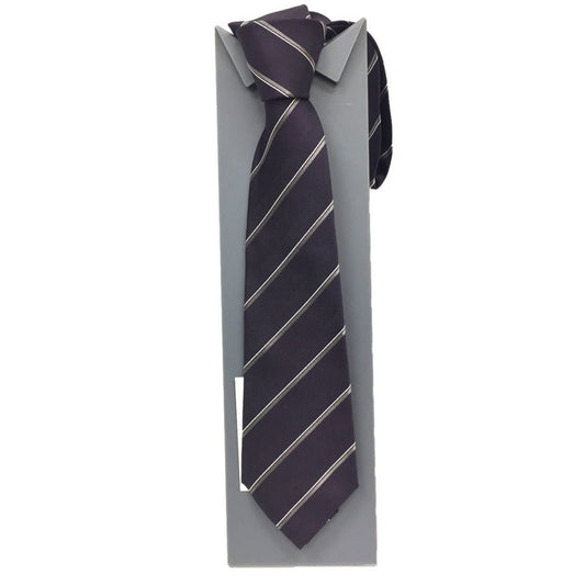 CHRISTIAN DIOR Dior tie striped violet [dark purple] men