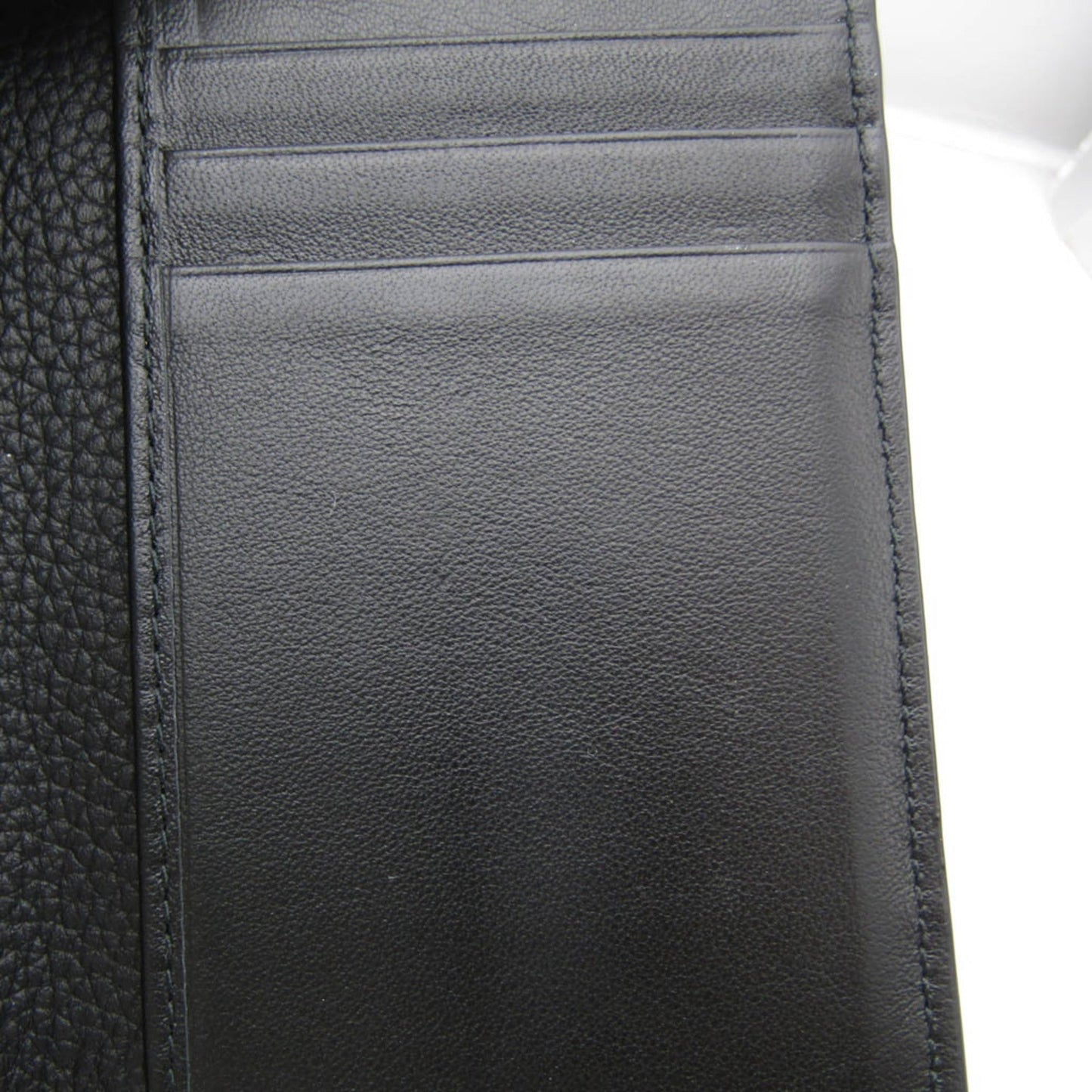 CHRISTIAN DIOR Leather Card Case Black