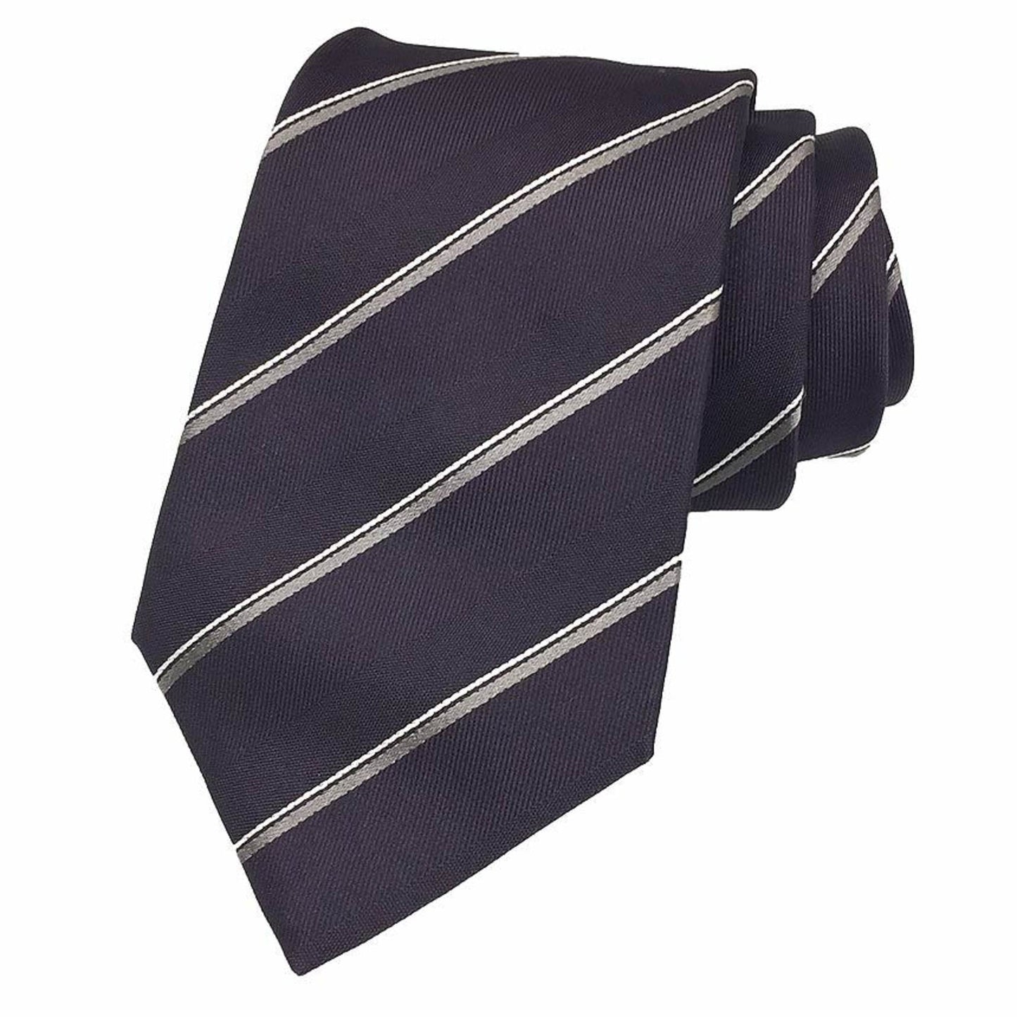 CHRISTIAN DIOR Dior tie striped violet [dark purple] men