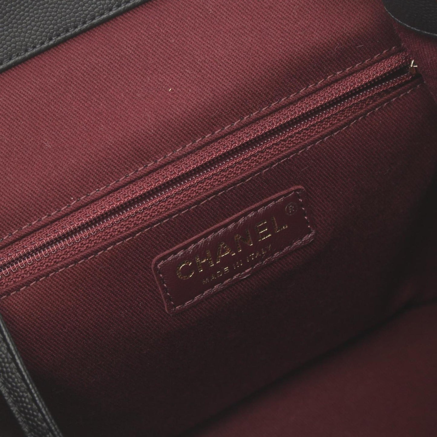 CHANEL Matelasse Backpack Bag Caviar Skin Women's Black A93748