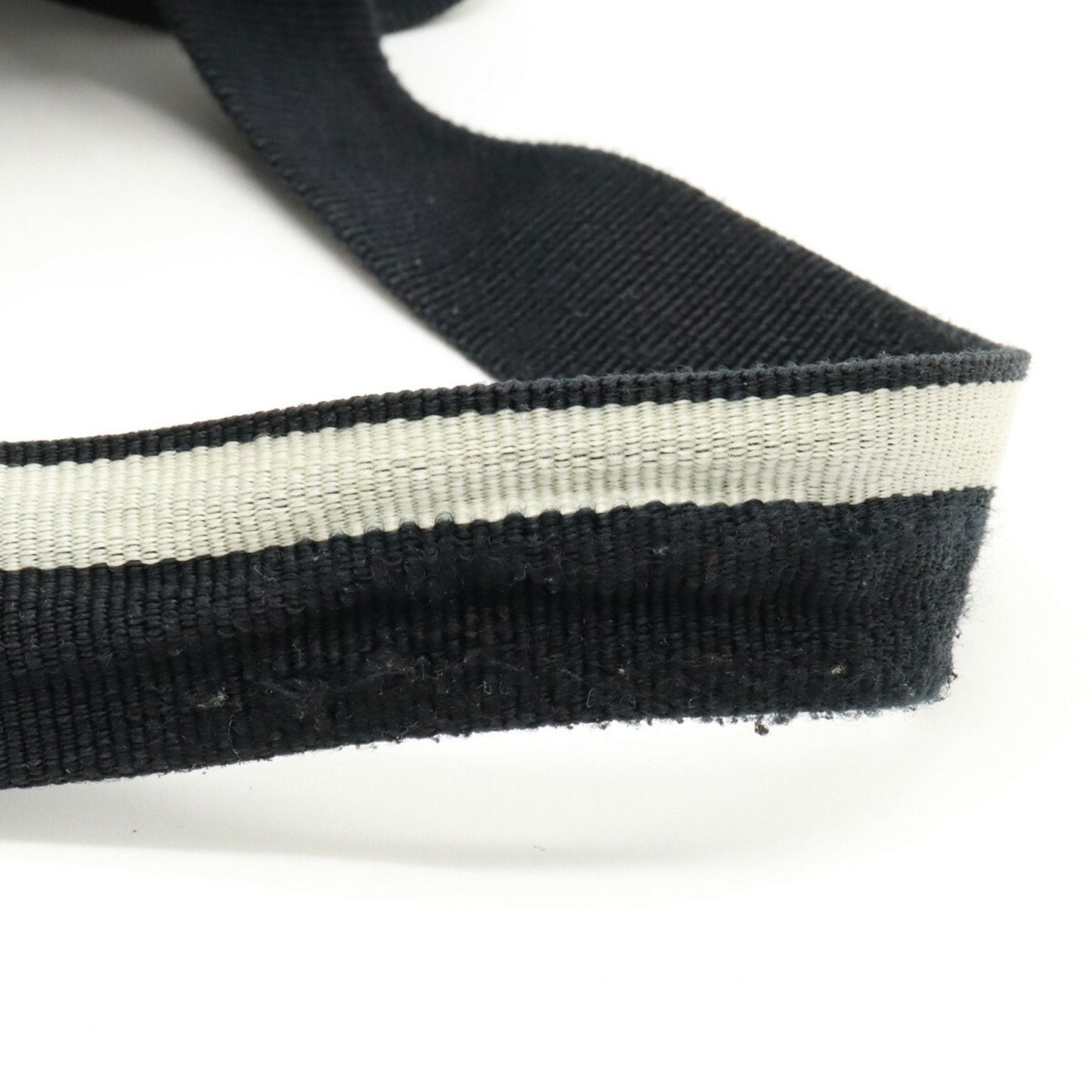 CHANEL Chanel Old Travel Line Rucksack Backpack Daypack Nylon Jacquard Black