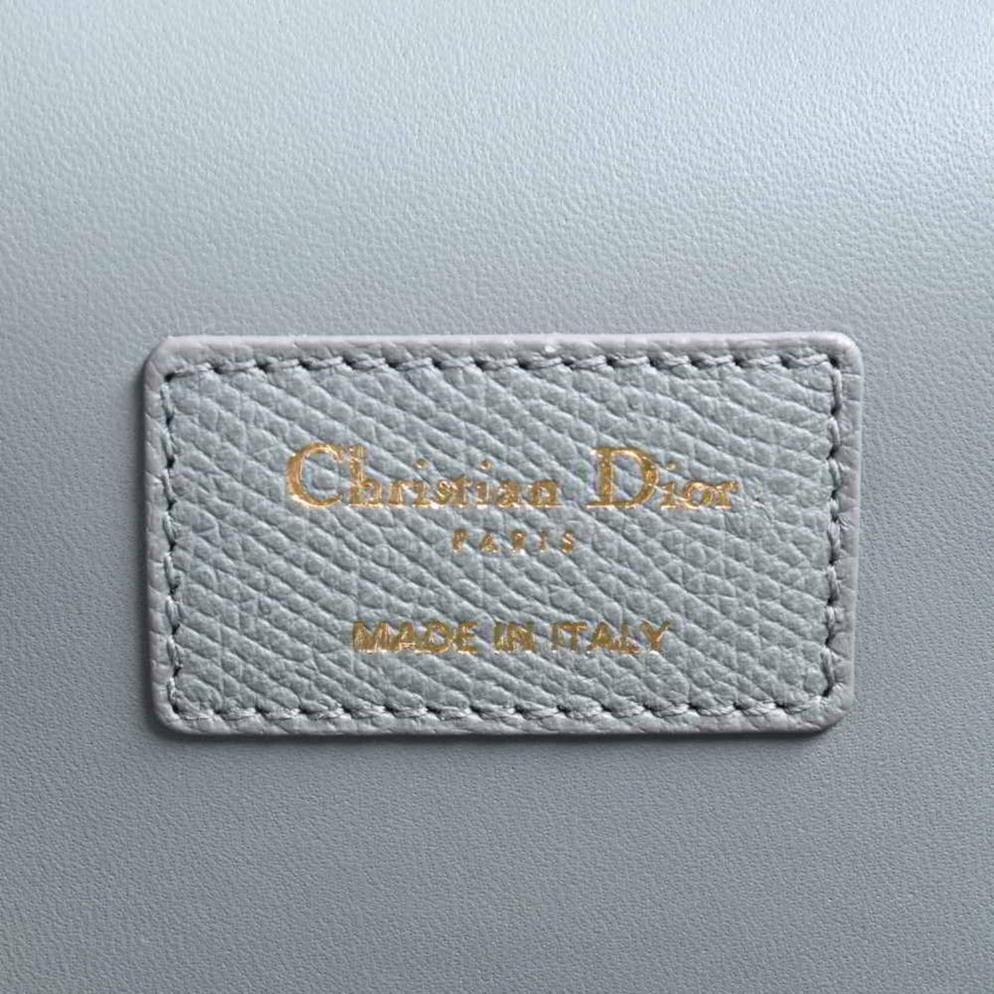 CHRISTIAN DIOR Leather Montaigne 30 Saint Honore Medium Handbag Gray Ladies