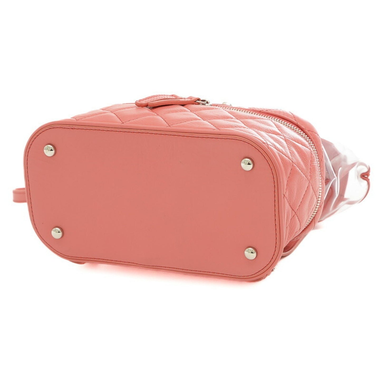 Chanel Matelasse Chain Backpack Rucksack Leather Vinyl Pink A57826