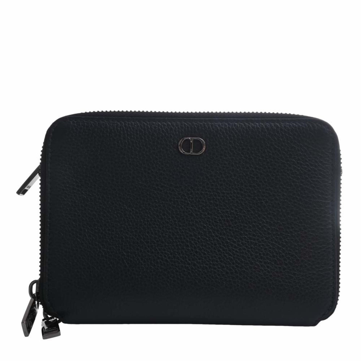 CHRISTIAN DIOR Leather Bag Shoulder Black Men's