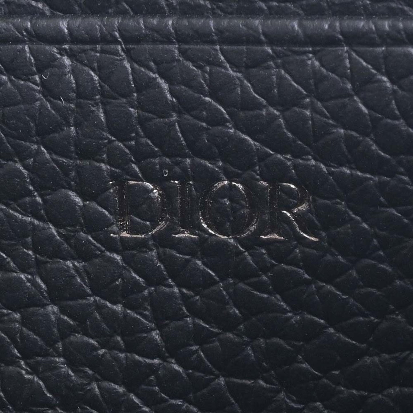 CHRISTIAN DIOR Leather Bag Shoulder Black Men's