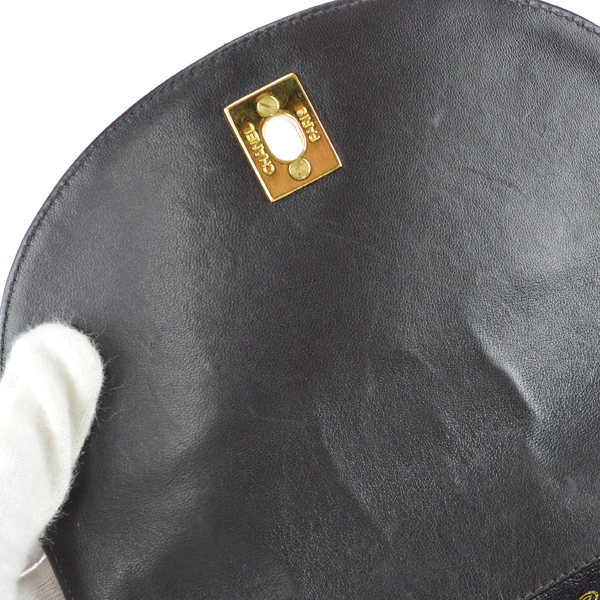 Chanel 1994-1996 Black Lambskin Large Duma Backpack