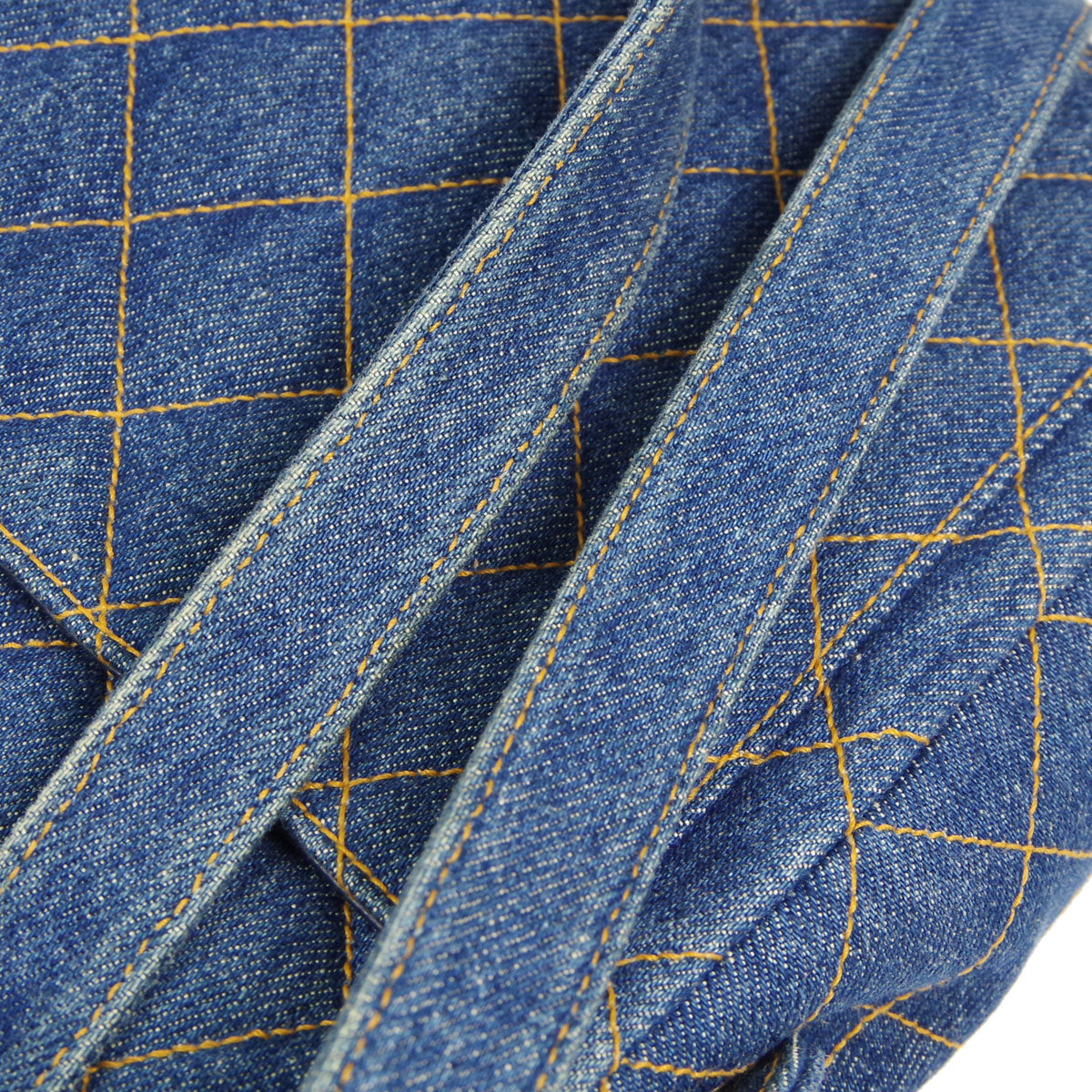 Chanel * 1990s Classic Flap Backpack Medium Denim