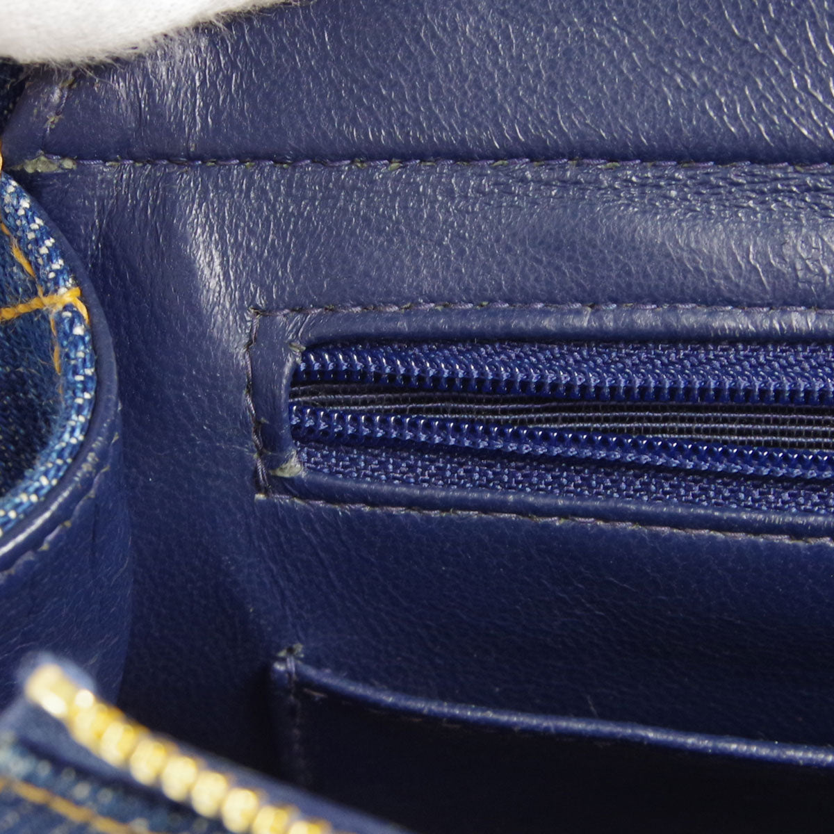 Chanel * 1990s Classic Flap Backpack Medium Denim