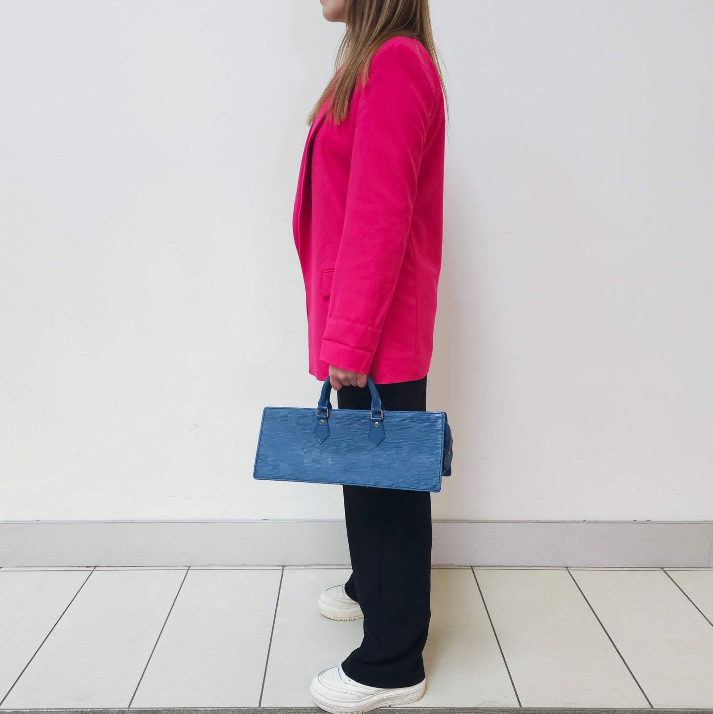 Louis Vuitton Blue Triangle HandBag TWS