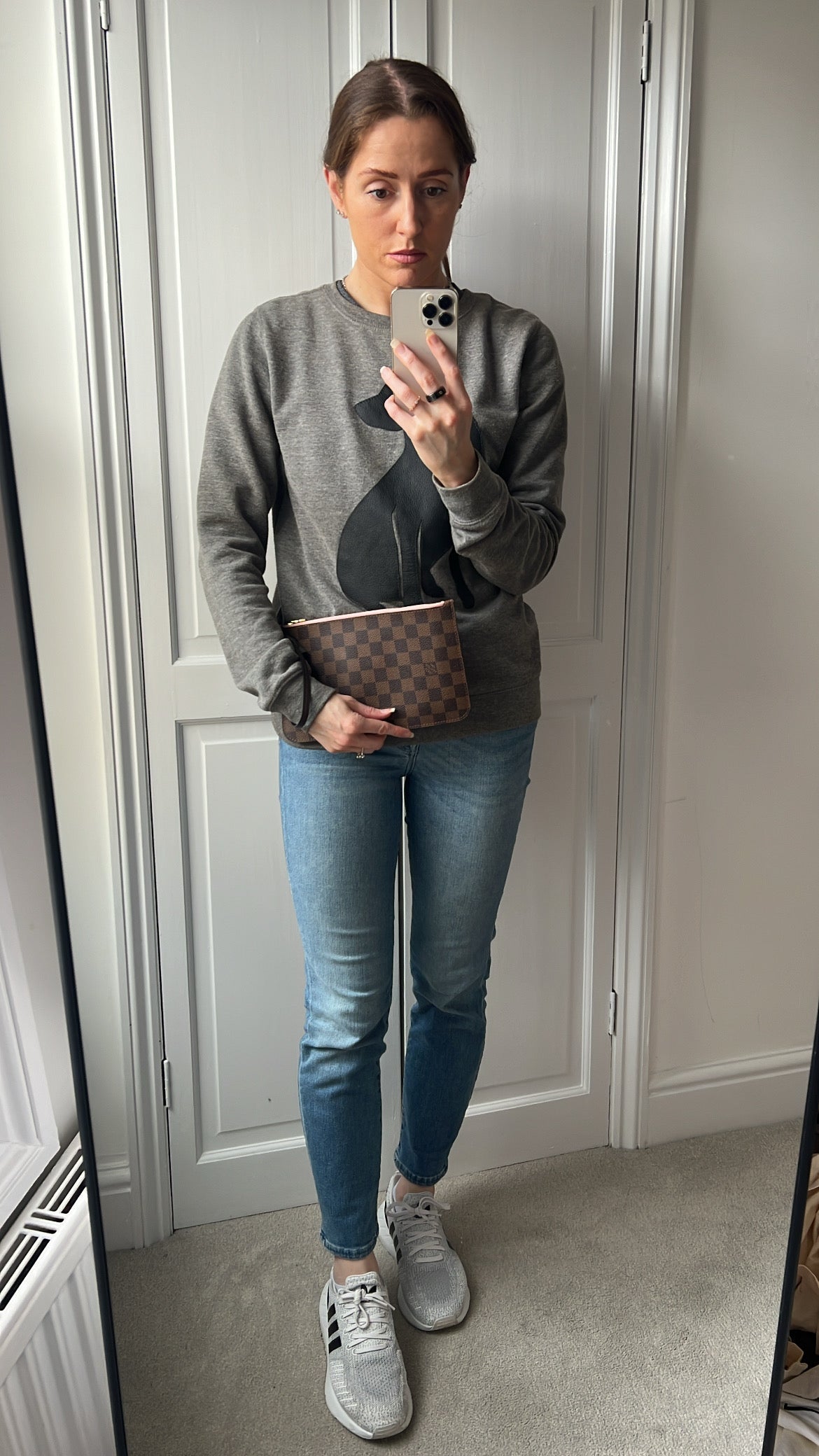 Louis Vuitton Pouch (from Neverfull) in Damier Ebene