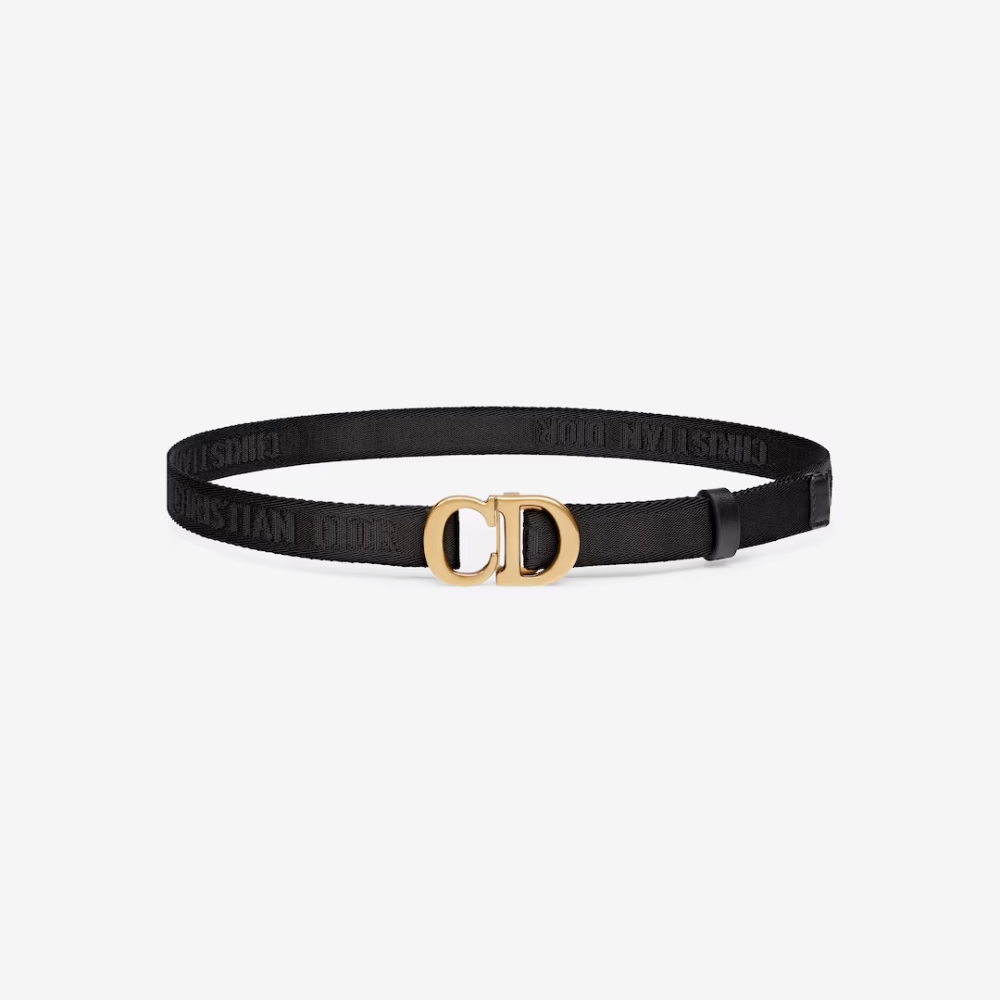 20mm Black Jacquard Saddle Belt Designer Belts for Women