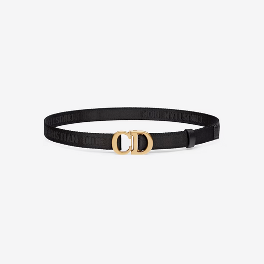 20mm Black Jacquard Saddle Belt Designer Belts for Women