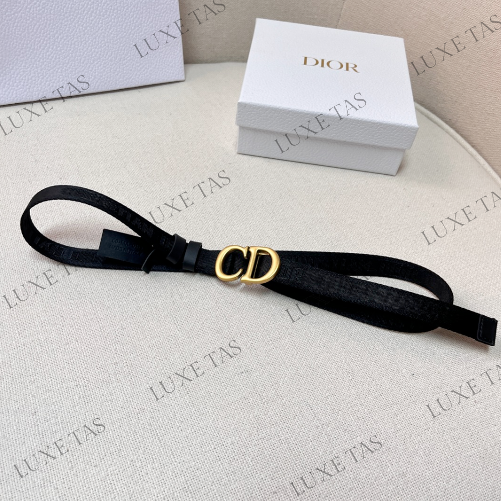 20mm Black Jacquard Saddle Belt Designer Belts for Women