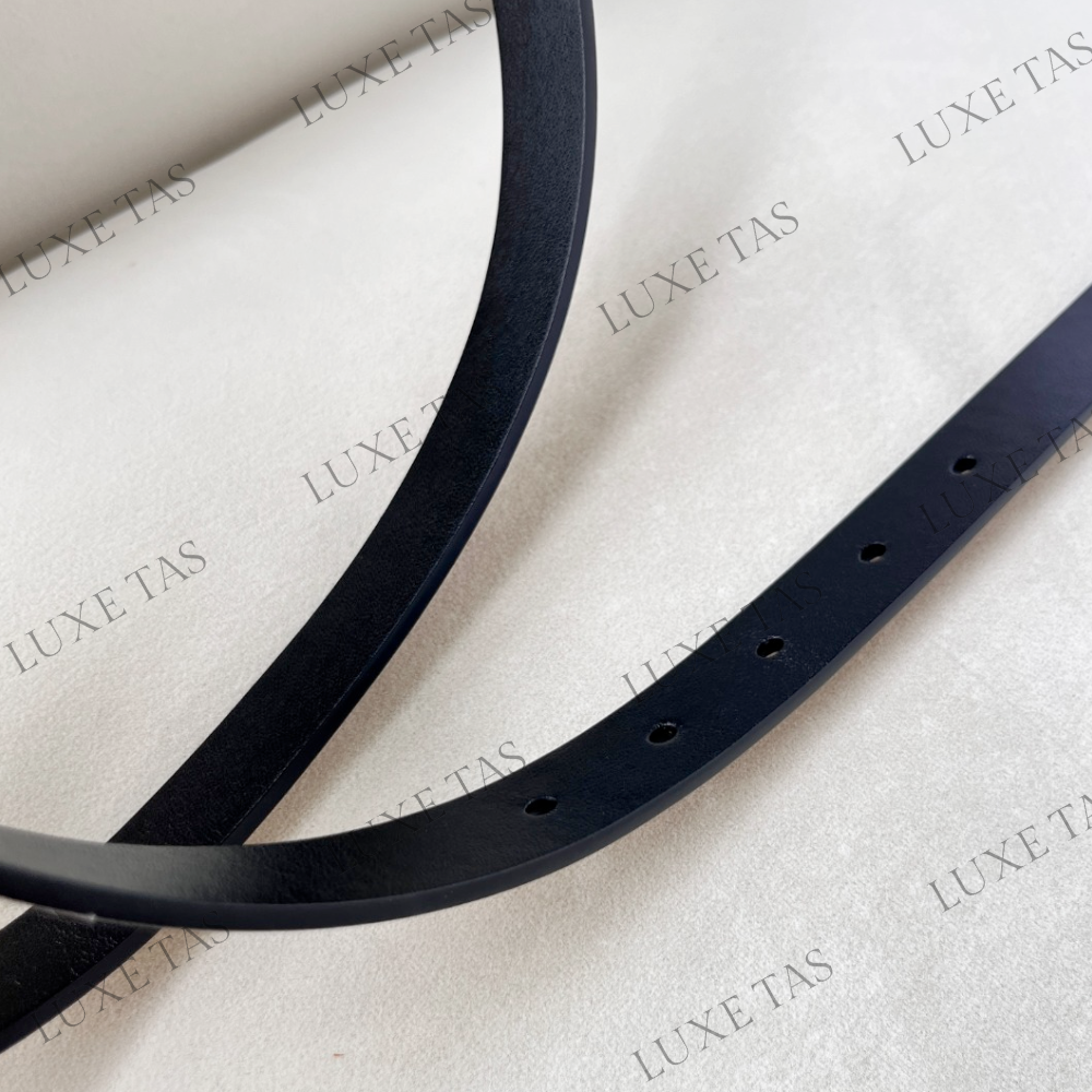 20mm Black and Latte 30 Montaigne Reversible Belt Designer Belts for Women