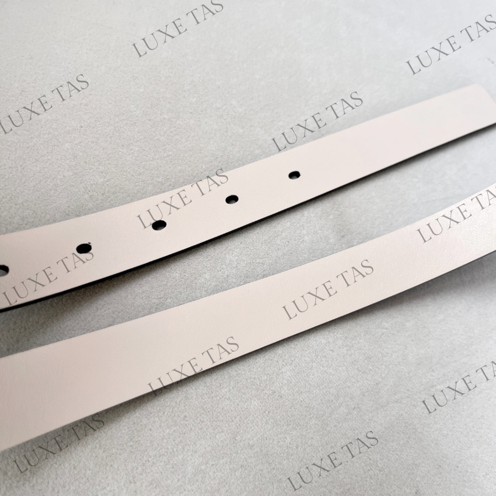 20mm Black and Latte 30 Montaigne Reversible Belt Designer Belts for Women
