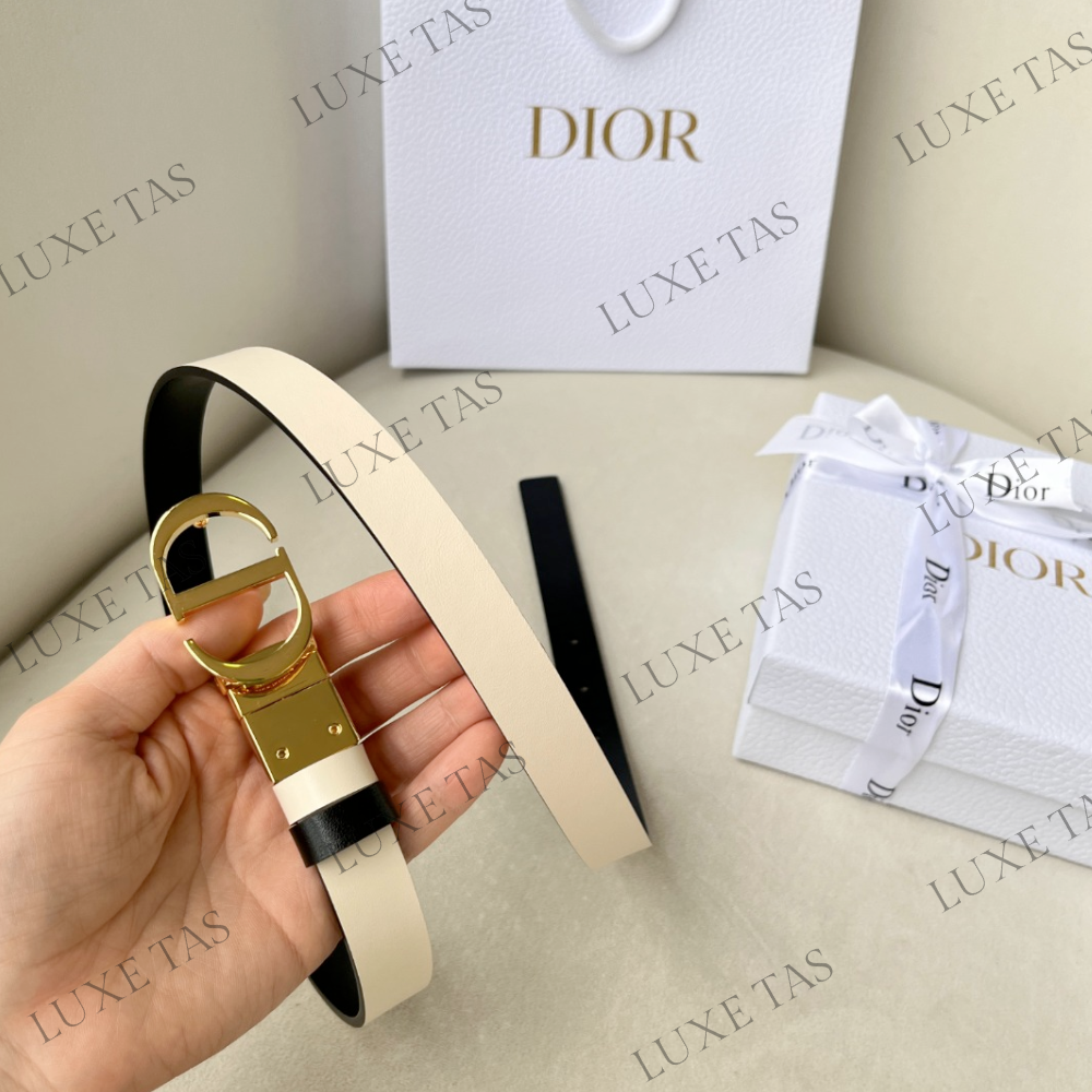 20mm Black and Latte 30 Montaigne Reversible Belt Designer Belts for Women
