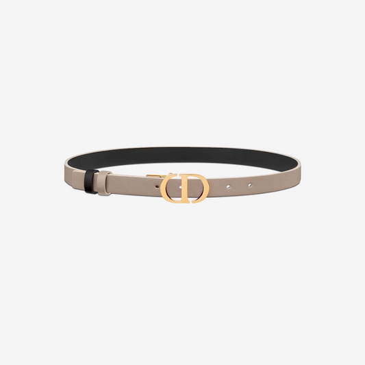 20mm Hazelnut and Black 30 Montaigne Reversible Belt Designer Belts for Women