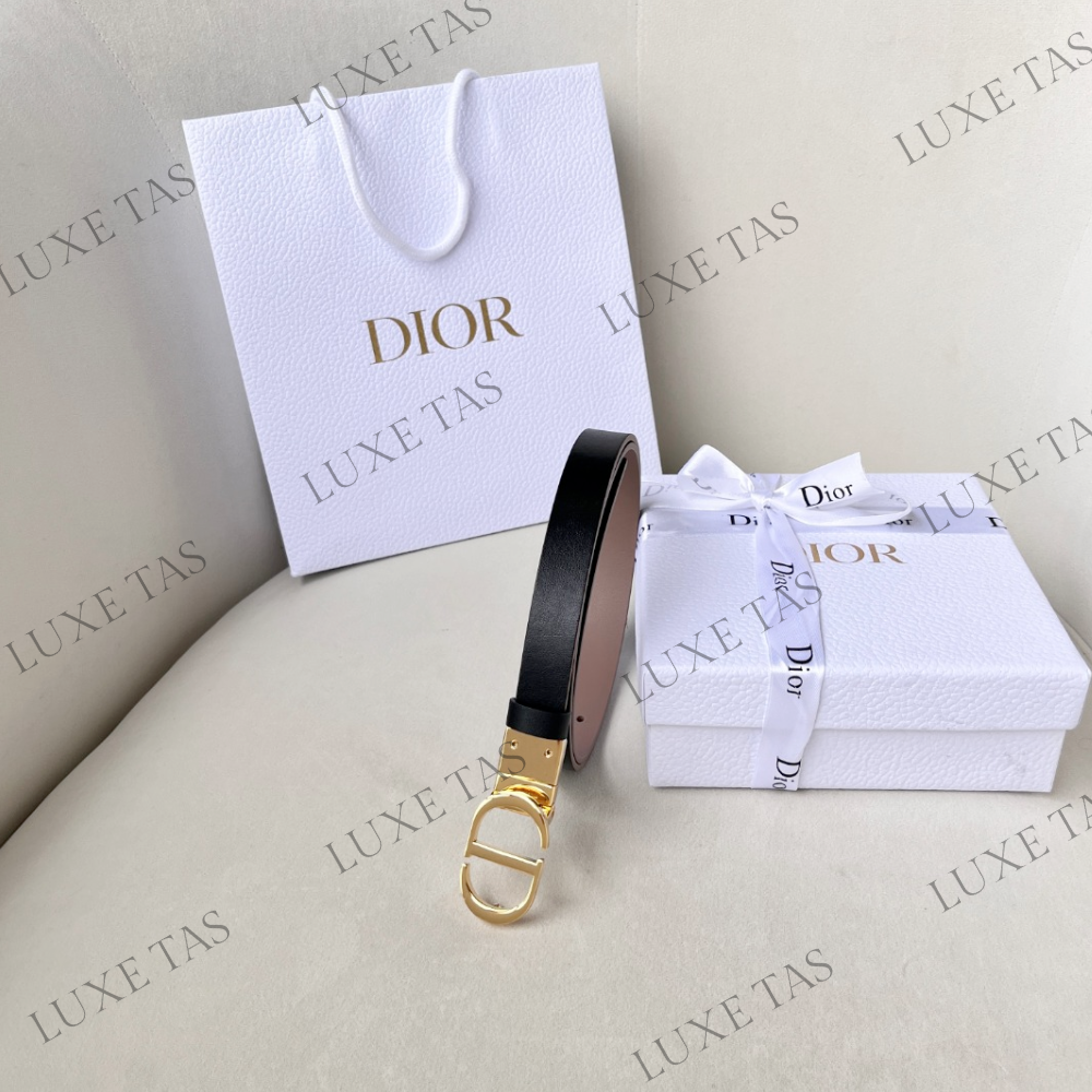 20mm Hazelnut and Black 30 Montaigne Reversible Belt Designer Belts for Women