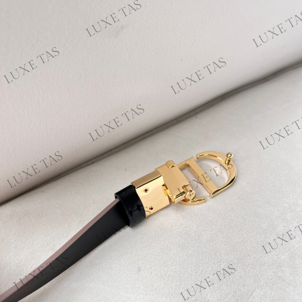 20mm Hazelnut and Black 30 Montaigne Reversible Belt Designer Belts for Women